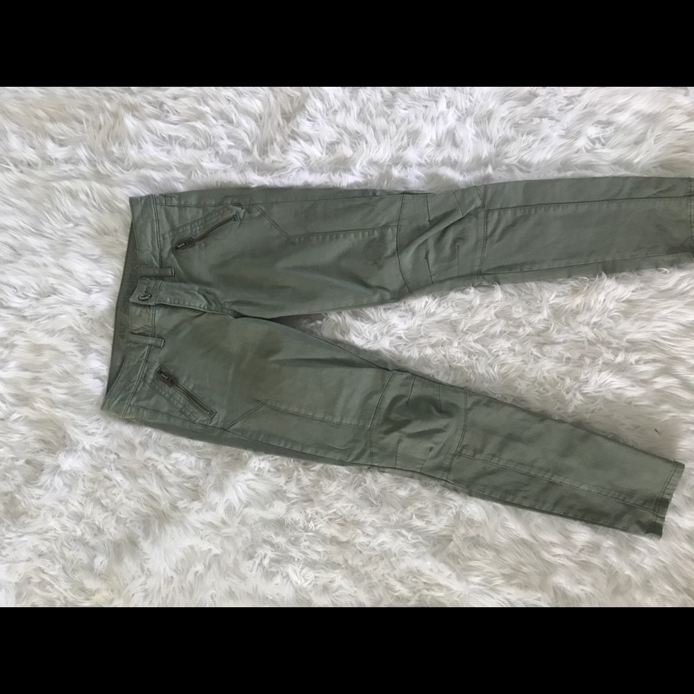 Olive jean pant